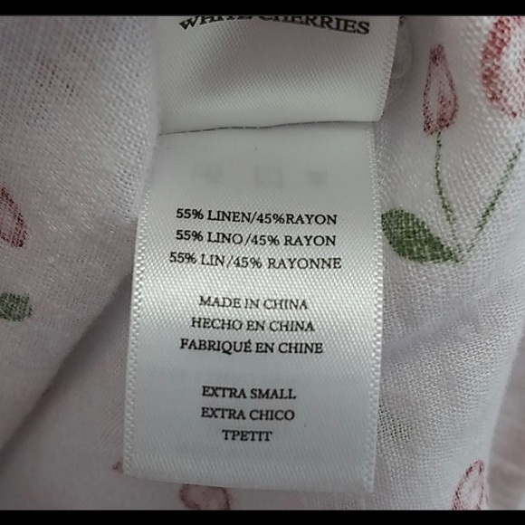 Rails August Red Cherries Dress in White - Picture 16 of 16